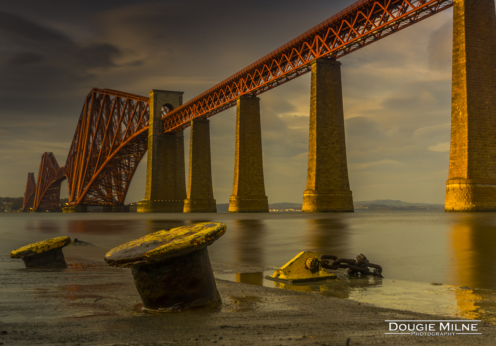 The Forth Bridge at Dusk  - Copyright Dougie Milne Photography 2015