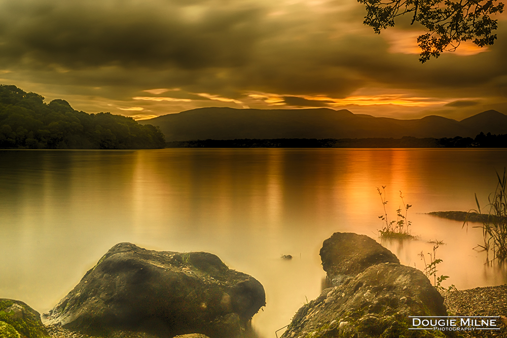 Loch Lomond Sunset  - Copyright Dougie Milne Photography 2016