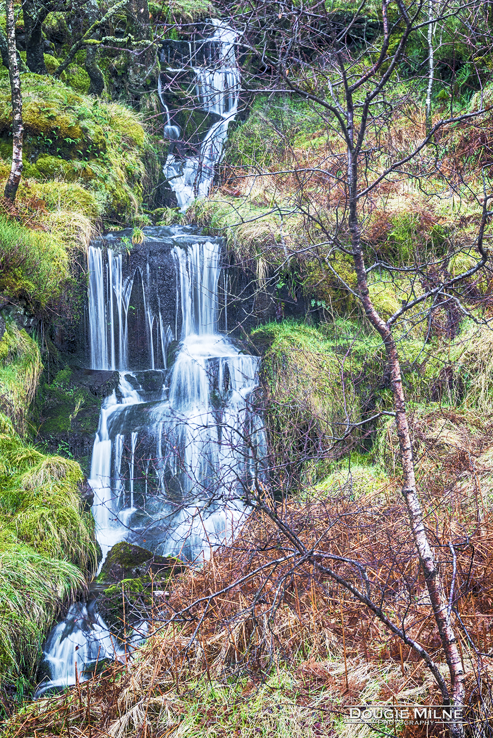 Waterfall above Loch Venachar  - Copyright Dougie Milne Photography 2017