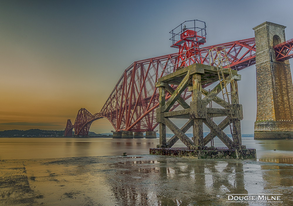 Hawes Pier and the Forth Bridge  - Copyright Dougie Milne Photography 2017
