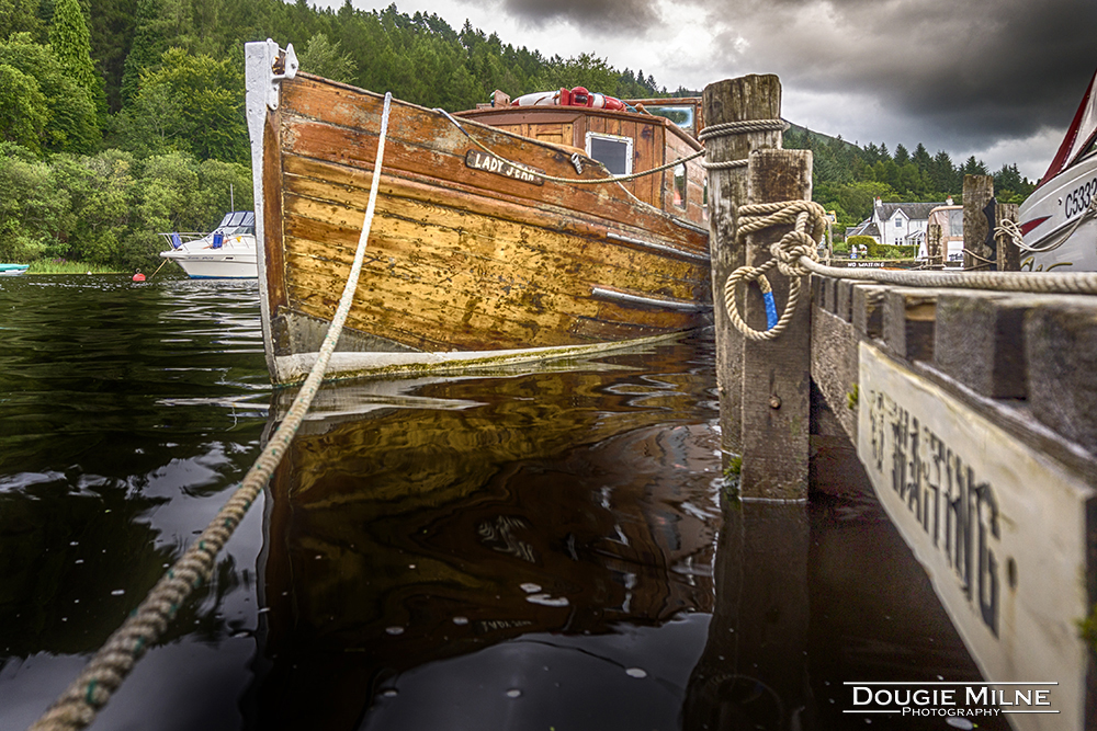 The Boat To Inchcailloch, Loch Lomond  - Copyright Dougie Milne Photography 2017