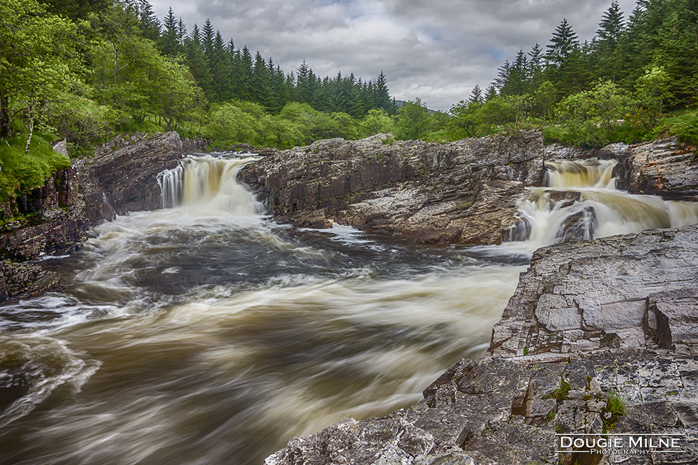 Eas a' Chathaidh Waterfall, Glen Orchy  - Copyright Dougie Milne Photography 2018