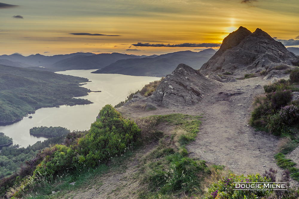 Loch Katrine from the top of Ben A'an  - Copyright Dougie Milne Photography 2018