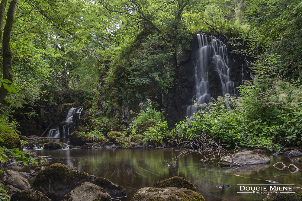 Linn Jaw Waterfall, West Lothian  - Copyright Dougie Milne Photography 2018