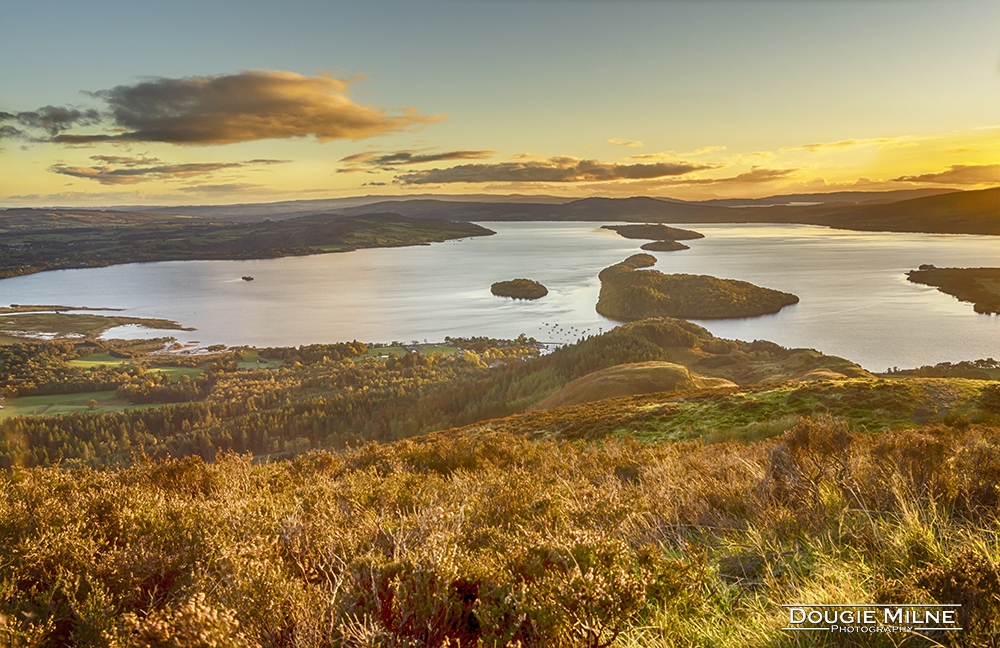 Sunset over Loch Lomond  - Copyright Dougie Milne Photography 2018