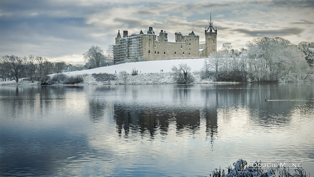 Linlithgow Palace in Winter  - Copyright Dougie Milne Photography 2020