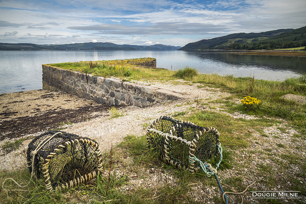 The Old Pier at Otter Ferry  - Copyright Dougie Milne Photography 2022