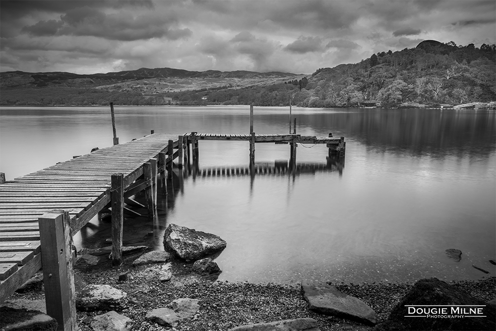 Inchcailloch Pier, Loch Lomond  - Copyright Dougie Milne Photography 2023