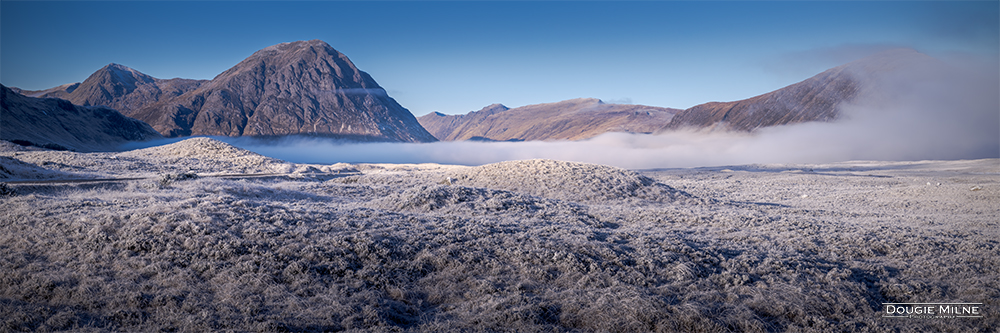 Buachaille Etive Mòr and the entrance to Glen Coe  - Copyright Dougie Milne Photography 2023