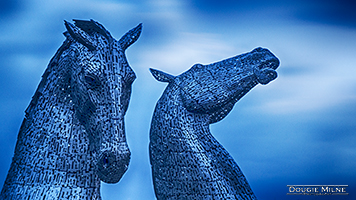 Picture of The Kelpies at Dusk