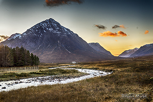Picture of Sunset on the Buachaille