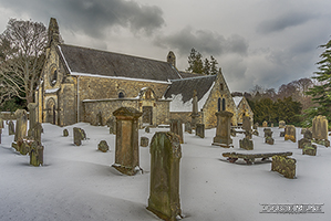 Picture of Abercorn Church in the Snow
