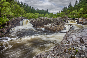 Picture of Eas a' Chathaidh Waterfall, Glen Orchy