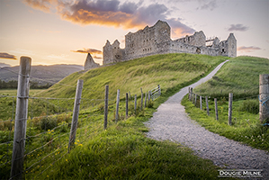 Picture of Ruthven Barracks at Sunset